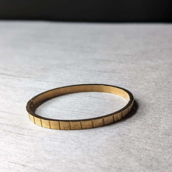 Waterproof Gold Jewelry Tarnish Free 18k Gold PVD Plated - Meivim Dia Bracelet - Picture 6 of 8